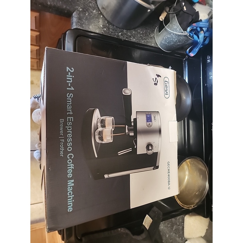 Gevi 2-in-1 Espresso Coffee Machine Brewer and Frother